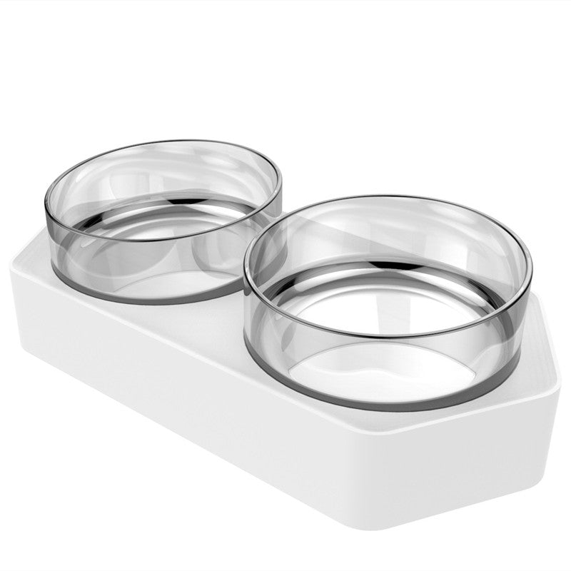 Hexagonal & Inclined Pet Bowl