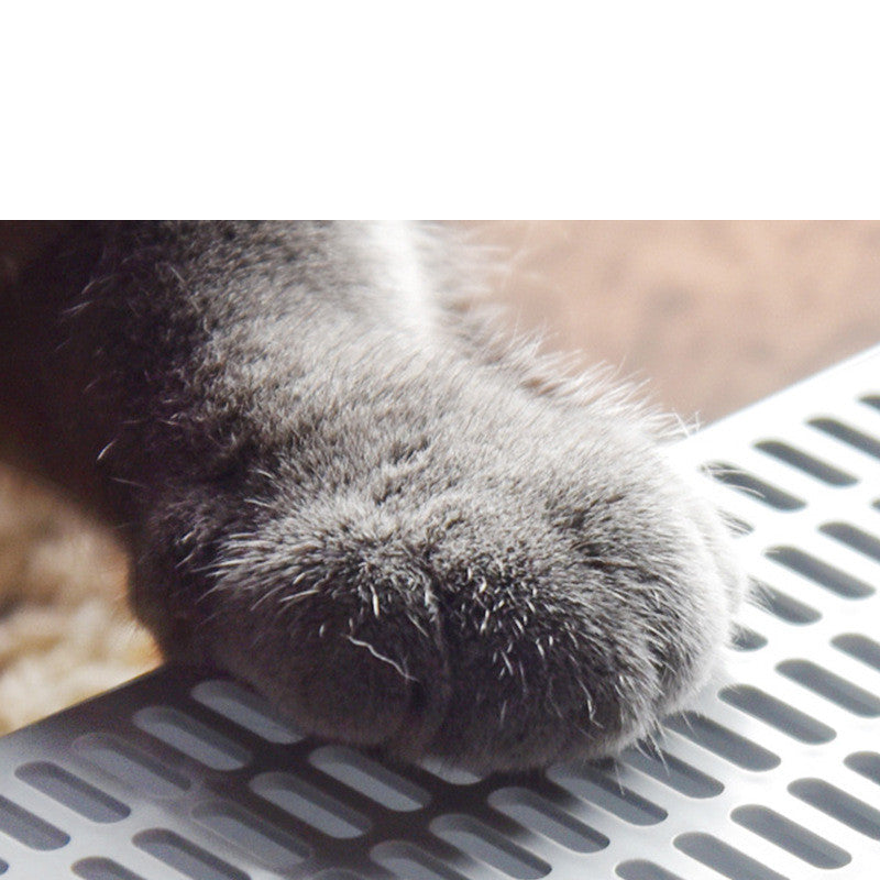 Semi-Enclosed Cat Litter Box