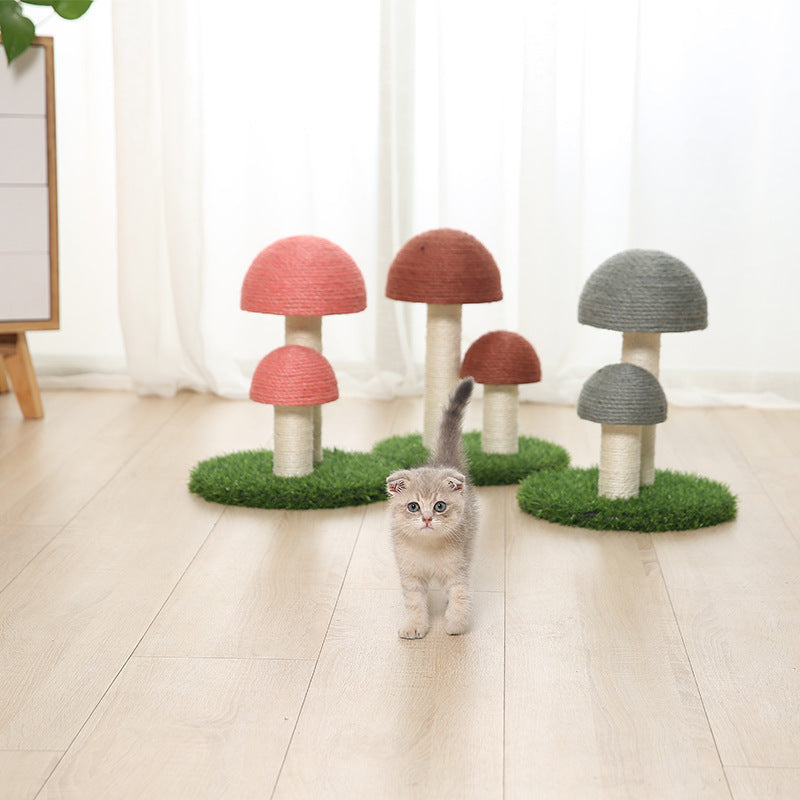 Mushroom Cat Scratching Post