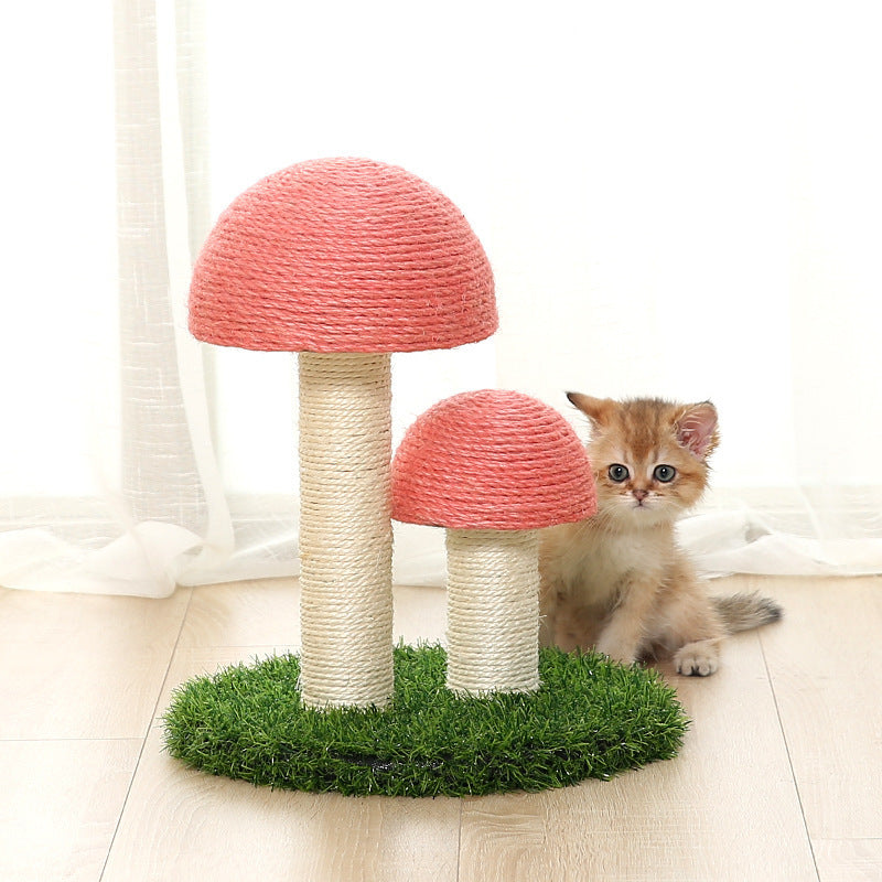 Mushroom Cat Scratching Post