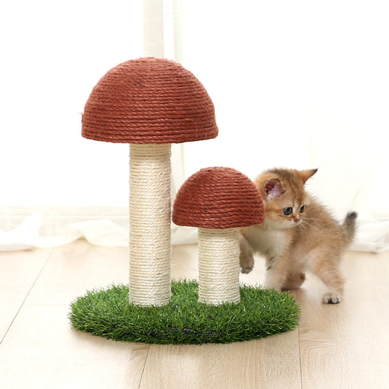 Mushroom Cat Scratching Post