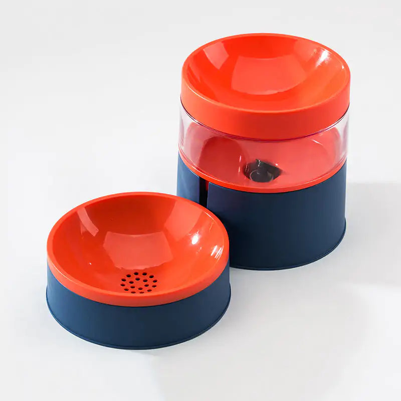 Pet Bowl w/ Water Dispenser Built-in