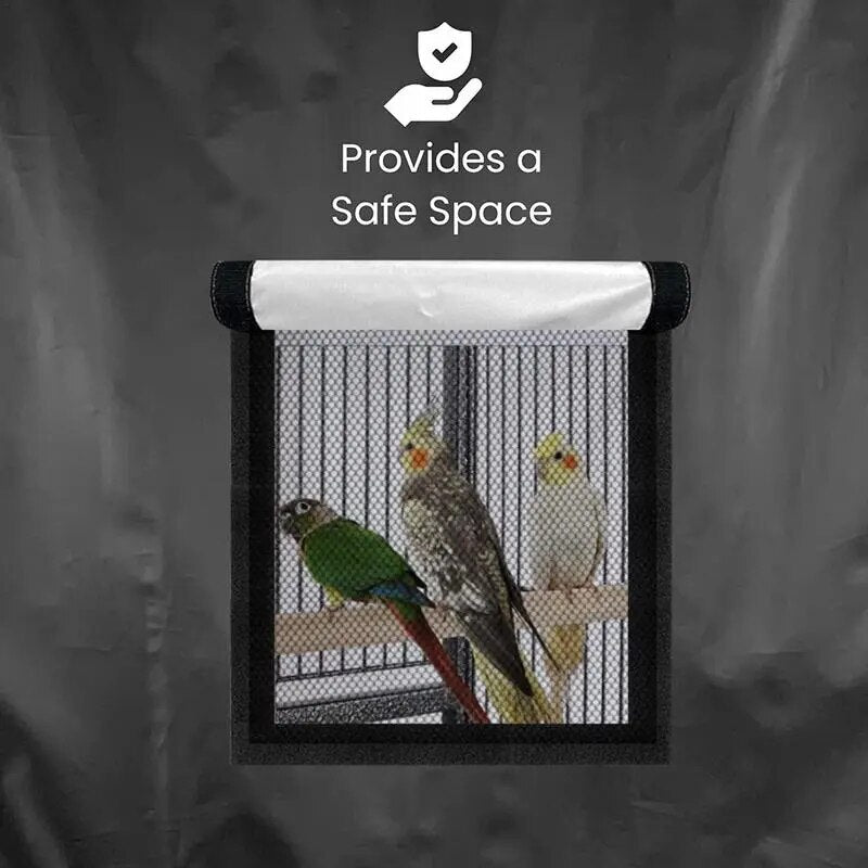 Universal Bird Cage Cover Outdoor Courtyard Breathable Parrot Cage Cover With Window Waterproof Shading Bird Protective Covers