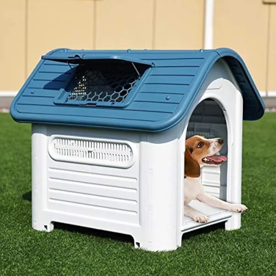 Insulated Dog House for Small to Medium Dogs