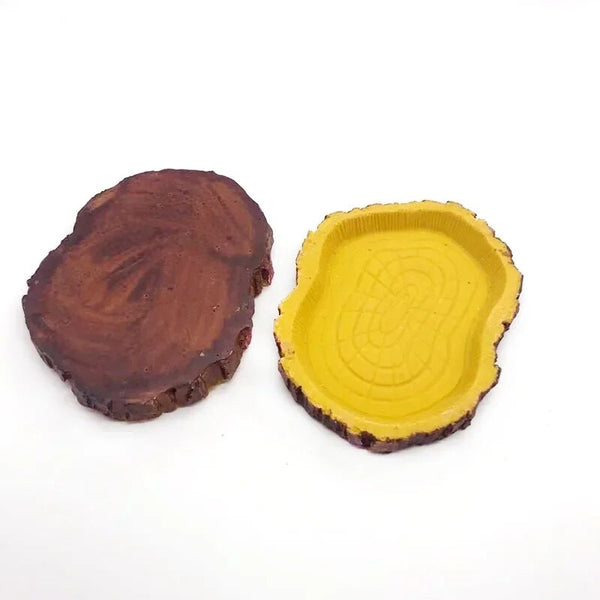 Resin Aquarium Pet Reptile Feeder Bowl Basin Food Water Pot Reptile Turtle Tortoise Scorpion Lizard Crabs Supplies