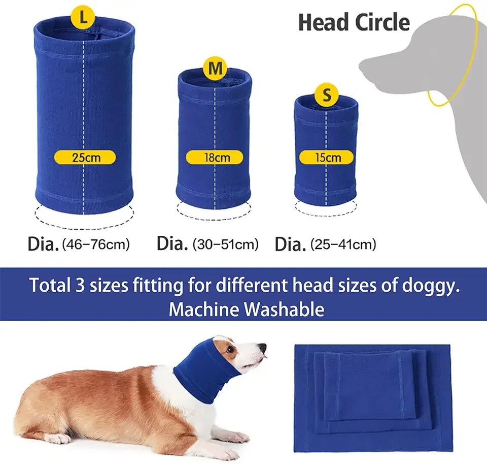 Soothing & Calming Head Cover for Dog