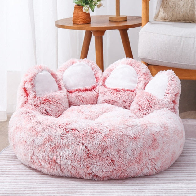 Pet Bear Paw Shaped Bed