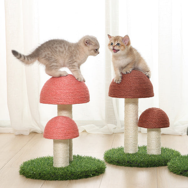 Mushroom Cat Scratching Post