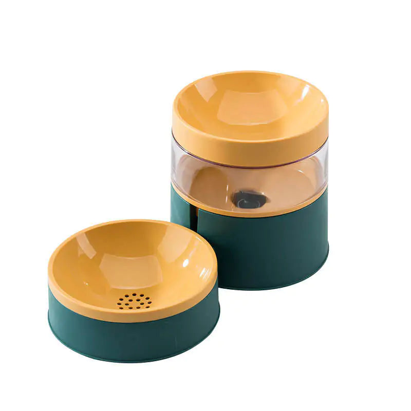 Pet Bowl w/ Water Dispenser Built-in