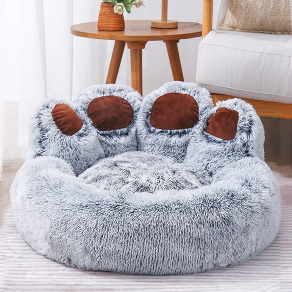 Pet Bear Paw Shaped Bed