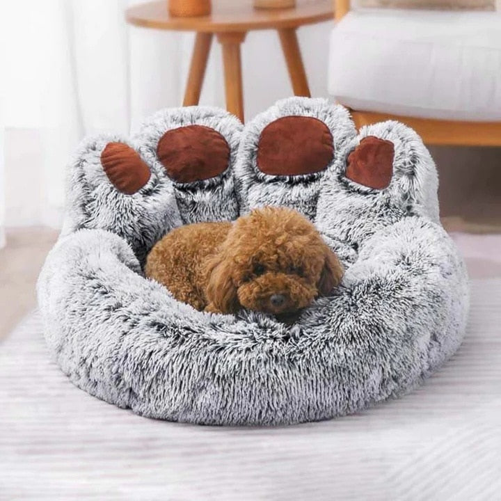 Pet Bear Paw Shaped Bed