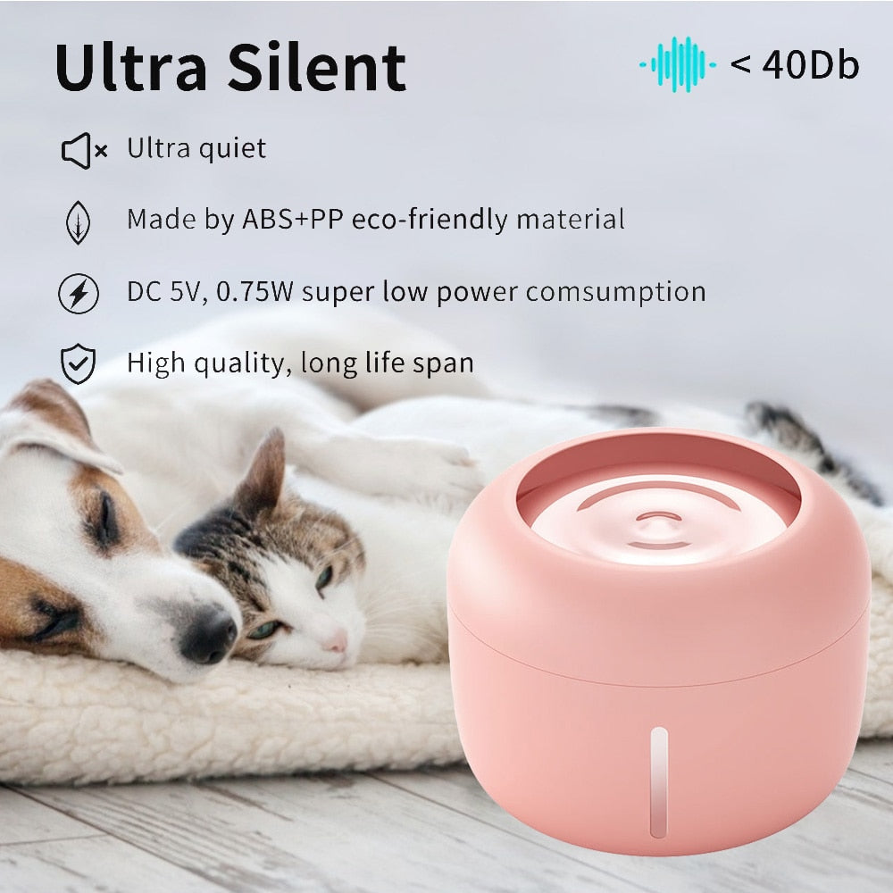 Active-Filter Water Drinking Bowl
