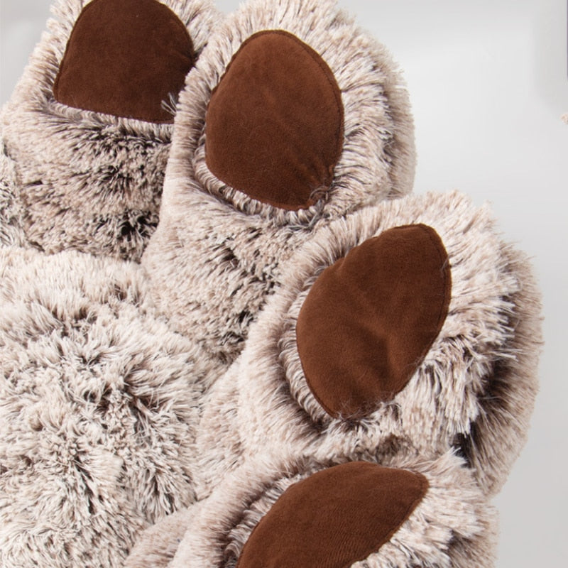 Pet Bear Paw Shaped Bed
