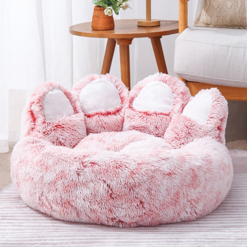 Pet Bear Paw Shaped Bed